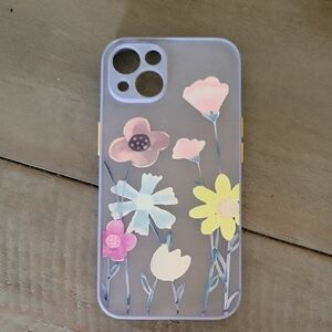IPhone 11 Floral Design Phone Case - Multicolor